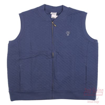 New W/ Logo Womens Gear For Sports Golf Vest Medium M Blue MSRP $50