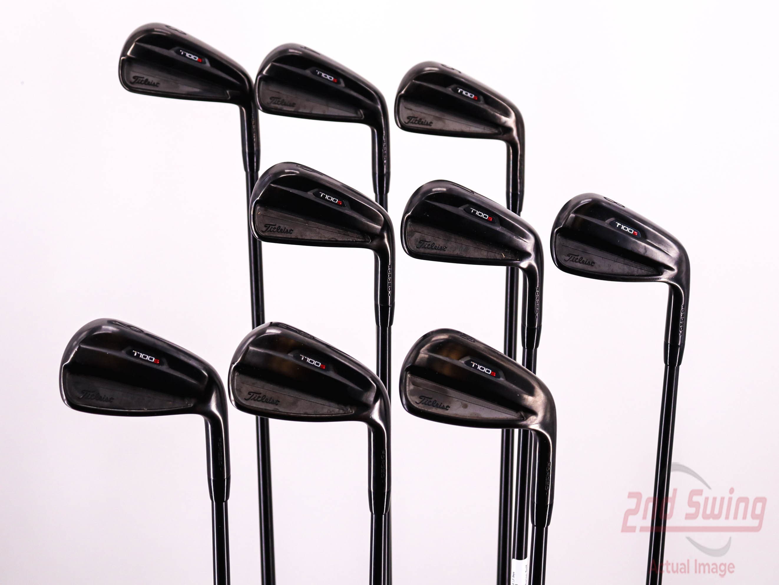 Titleist 2021 T100S Black Iron Set (D-82333227629) 2nd Swing Golf