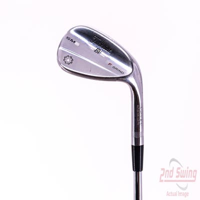 Titleist Vokey SM6 Tour Chrome Wedge Gap GW 52° 8 Deg Bounce F Grind SM6 BV Steel Wedge Flex Right Handed 35.5in