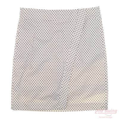 New Womens Fairway & Greene Golf Skort 8 White MSRP $125