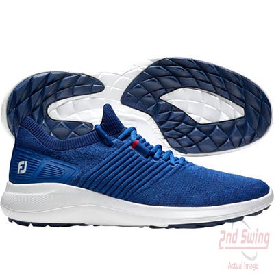 New Footjoy 2022 Flex XP Medium Blue/Blue/White 11 Mens Golf Shoe