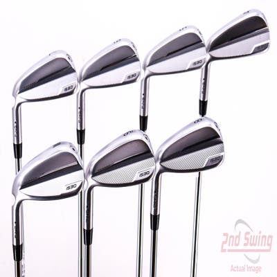 Ping i530 Iron Set 4-PW Dynamic Gold Mid 115 Steel Stiff Left Handed Black Dot 38.25in