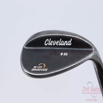 Cleveland CG15 Black Pearl Wedge Lob LW 58° 12 Deg Bounce Cleveland Traction Wedge Steel Wedge Flex Right Handed 36.5in