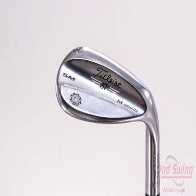 Titleist Vokey SM6 Tour Chrome Wedge Lob LW 60° 8 Deg Bounce M Grind SM6 BV Steel Wedge Flex Right Handed 34.5in