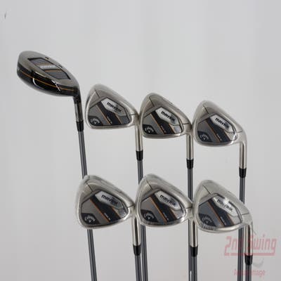 Mint Callaway Mavrik Max Womens Iron Set 5H 6-PW SW Project X Catalyst 40 Graphite Ladies Right Handed 36.75in