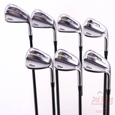 Titleist 2021 T100 Iron Set 5-PW, 50 Mitsubishi Tensei Blue AM2 Graphite Stiff Right Handed 38.0in