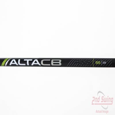 Used W/ Ping RH Adapter Ping ALTA CB 55 Black 55g Driver Shaft Senior 42.0in