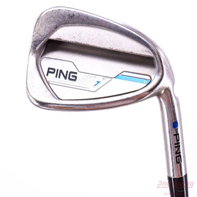 Ping 2015 i Single Iron 8 Iron Project X 6.0 Steel Stiff Right Handed Blue Dot 37.0in