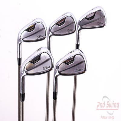 Titleist 2021 T200 Iron Set 7-PW AW Aerotech SteelFiber i95 Graphite Regular Left Handed 38.5in