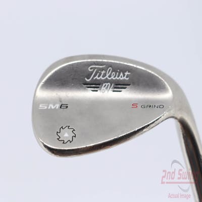 Titleist Vokey SM6 Steel Grey Wedge Sand SW 54° 10 Deg Bounce S Grind SM6 BV Steel Wedge Flex Right Handed 35.75in