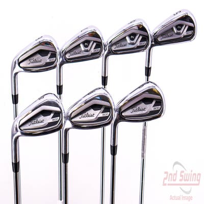 Titleist 2021 T300 Iron Set 5-PW GW True Temper AMT Red R300 Steel Regular Left Handed 38.25in