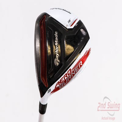 TaylorMade AeroBurner Fairway Wood 3 Wood 3W 15° Matrix Speed RUL-Z 60 Graphite Senior Left Handed 39.5in