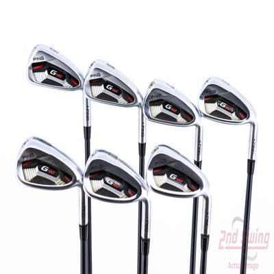 Ping G410 Iron Set 5-PW GW ALTA CB Red Graphite Regular Right Handed Blue Dot 39.25in