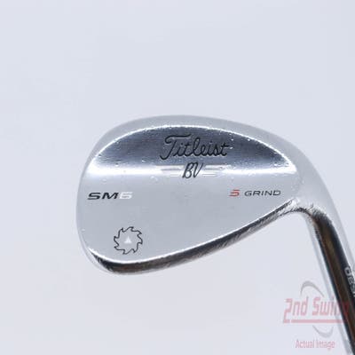 Titleist Vokey SM6 Tour Chrome Wedge Sand SW 56° 10 Deg Bounce S Grind SM6 BV Steel Wedge Flex Right Handed 35.25in