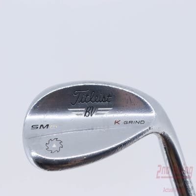 Titleist Vokey SM6 Tour Chrome Wedge Lob LW 60° 12 Deg Bounce SM6 BV Steel Wedge Flex Right Handed 35.0in