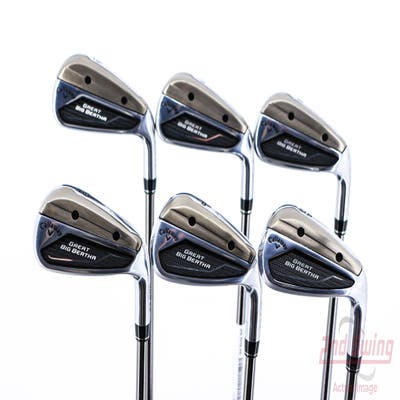 Callaway Great Big Bertha 23 Iron Set 6-PW AW UST Helium Nanocore IP 60 Graphite Senior Right Handed 37.75in