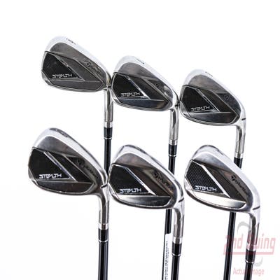 TaylorMade Stealth Iron Set 6-PW AW Fujikura Ventus Red 6 Graphite Regular Right Handed 37.75in