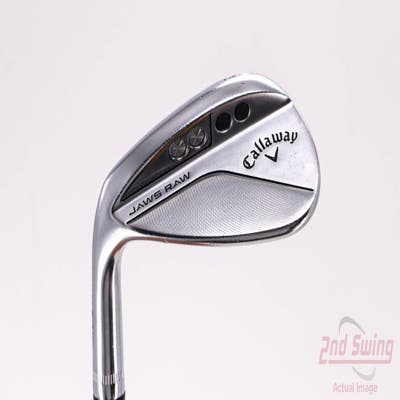 Callaway Jaws Raw Full Toe Chrome Wedge Sand SW 54° 10 Deg Bounce J Grind Dynamic Gold Spinner TI Steel Wedge Flex Left Handed 35.5in