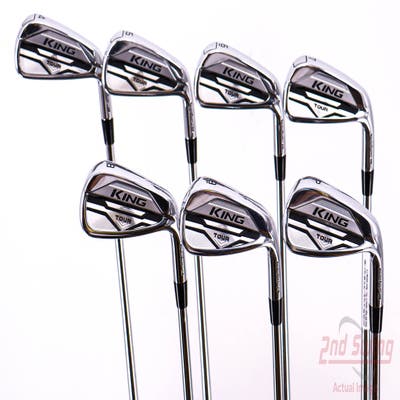 Cobra KING MIM Tour Iron Set 4-PW FST KBS Tour $-Taper Steel Stiff Right Handed 37.75in