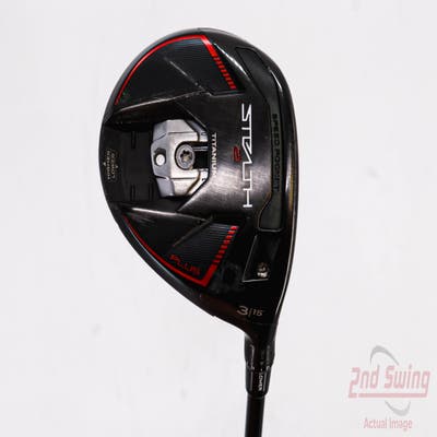 TaylorMade Stealth 2 Plus Fairway Wood 3 Wood 3W 15° Mitsubishi Kai'li Red 75 Graphite X-Stiff Right Handed 43.25in