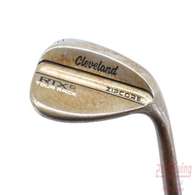 Cleveland RTX 6 ZipCore Tour Rack Raw Wedge Lob LW 60° 10 Deg Bounce Mid Dynamic Gold Spinner TI Steel Wedge Flex Right Handed 35.0in