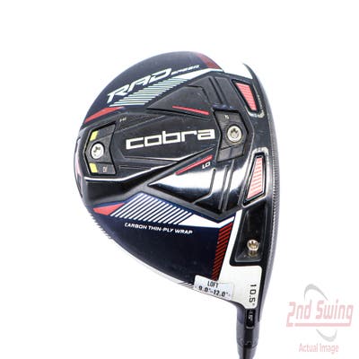 Cobra RAD Speed Driver 10.5° Aldila Rogue Silver 110 MSI 60 Graphite X-Stiff Right Handed 45.0in