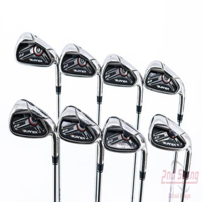 TaylorMade Burner 2.0 Iron Set 4-PW AW TM Burner 2.0 85 Steel Stiff Right Handed 40.0in