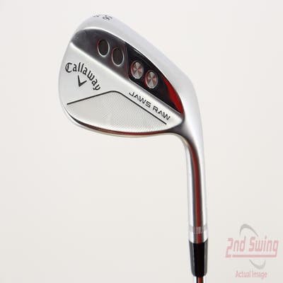 Callaway Jaws Raw Chrome Wedge Sand SW 56° 10 Deg Bounce S Grind Dynamic Gold Spinner TI Steel Wedge Flex Right Handed 35.0in