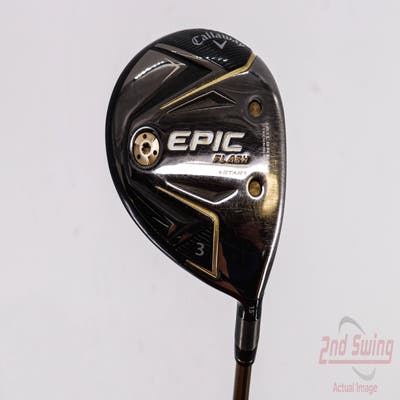 Callaway EPIC Flash Star Fairway Wood 3 Wood 3W 15° UST ATTAS Speed Series 40 Graphite Regular Right Handed 43.25in