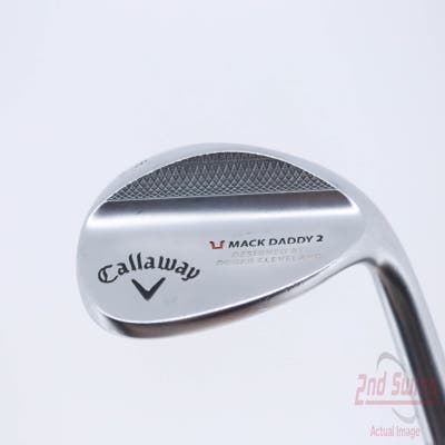 Callaway Mack Daddy 2 Chrome Wedge Lob LW 58° 10 Deg Bounce U Grind True Temper Dynamic Gold Steel Wedge Flex Right Handed 35.0in