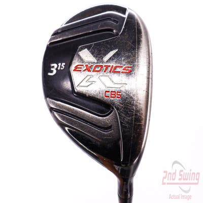 Tour Edge Exotics CB5 Fairway Wood 3 Wood 3W 15° Mitsubishi Rayon Fubuki 73 Graphite Stiff Right Handed 43.0in