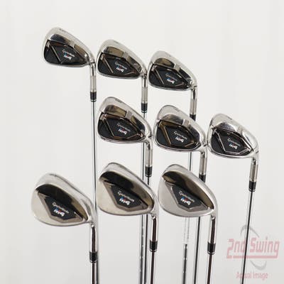 TaylorMade M4 Iron Set 5-PW AW GW LW FST KBS MAX 85 Steel Stiff Right Handed 38.5in