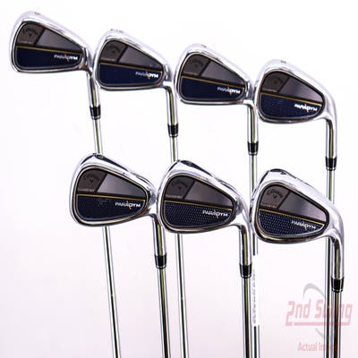 Callaway Paradym Iron Set 5-PW AW True Temper Dynamic Gold S300 Steel Stiff Right Handed 38.0in