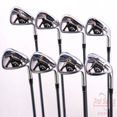 Callaway Apex 21 Iron Set 4-PW AW UST Mamiya Recoil 75 Dart Graphite Stiff Right Handed 38.25in