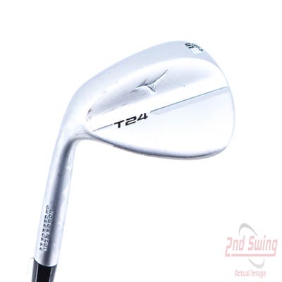 Mint Mizuno T24 Soft Satin Wedge Lob LW 58° 10 Deg Bounce V Grind Dynamic Gold Tour Issue S400 Steel Stiff Left Handed 35.75in