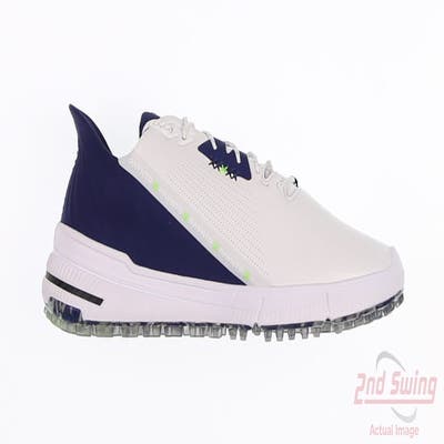 New Mens Golf Shoe Payntr X 005 F Wide 11.5 White/Navy/Electric Green MSRP $180