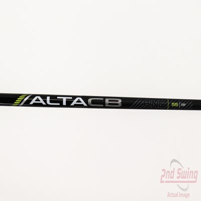 Used W/ Ping RH Adapter Ping ALTA CB 55 Black 55g Driver Shaft Senior 44.5in