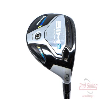 TaylorMade SIM2 Titanium Fairway Wood 3 Wood 3W 15° Fujikura AIR Speeder 45 Graphite Regular Right Handed 43.25in