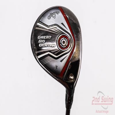 Callaway 2015 Great Big Bertha Fairway Wood 3 Wood 3W 15° 2nd Gen Bassara E-Series 42 Graphite Regular Right Handed 42.0in