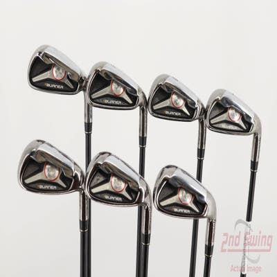 TaylorMade 2009 Burner Iron Set 4-PW TM Reax Superfast 65 Graphite Regular Right Handed 39.0in