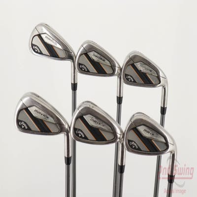 Callaway Mavrik Iron Set 4-9 Iron Project X Catalyst 65 Graphite Regular Right Handed 38.5in