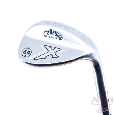 Callaway X-Series Chrome Wedge Lob LW 64° 9 Deg Bounce Callaway X Steel Steel Wedge Flex Right Handed 35.25in