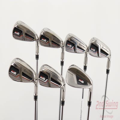 TaylorMade M6 Iron Set 5-PW AW FST KBS MAX 85 Steel Stiff Right Handed 38.0in