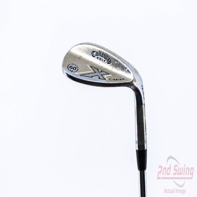 Callaway X Forged Chrome Wedge Lob LW 60° 10 Deg Bounce Callaway Stock Steel Steel Wedge Flex Right Handed 34.75in