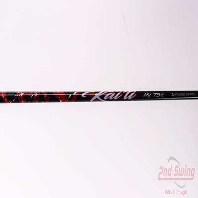 Used W/ TaylorMade LH Adapter Mitsubishi Rayon Kai'li Red 75g Hybrid Shaft Regular 39.5in