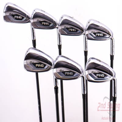 Ping G425 Iron Set 4-PW Alpha Platinum 65 Graphite Stiff Right Handed Black Dot 37.5in