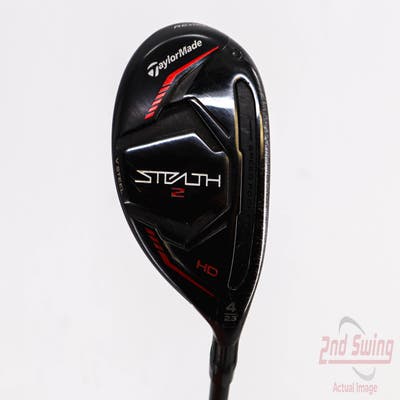 TaylorMade Stealth 2 HD Rescue Hybrid 4 Hybrid 23° FST KBS MAX Graphite 65 Graphite Stiff Right Handed 41.0in