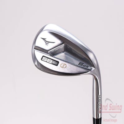 Mizuno S23 Satin Chrome Wedge Lob LW 58° 4 Deg Bounce X Grind FST KBS Hi-Rev 2.0 115 Steel Wedge Flex Right Handed 35.5in