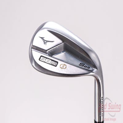 Mizuno S23 Satin Chrome Wedge Lob LW 58° 4 Deg Bounce X Grind FST KBS Hi-Rev 2.0 115 Steel Wedge Flex Right Handed 35.5in