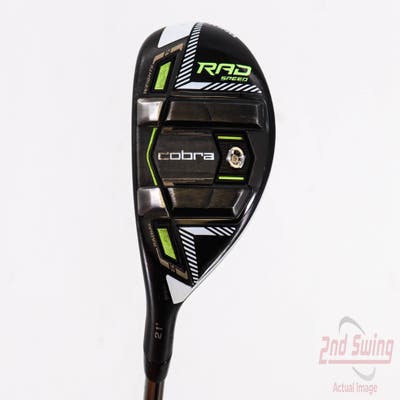 Cobra RAD Speed Hybrid 3 Hybrid 21° UST Mamiya Recoil ESX 480 Graphite Regular Left Handed 39.5in